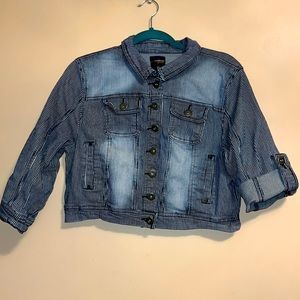 “highway jeans” crop jacket juniors XL